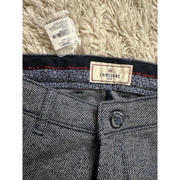 NWT Crimsoune Club Blue Grey Urban Fit Slim Dress Pants Men’s Size 30 X 32 - Picture 5 of 9